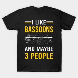 3 People Bassoon Bassoonist T-Shirt